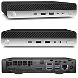 HP 18cm Silent Mini-PC Business Office Multimedia Computer mit 3 Jahren Garantie! Intel Pentium 4400T 2x2.90GHz - 8GB DDR4-256 GB SSD - USB3 - Windows 11 Prof. 64-Bit - 7297