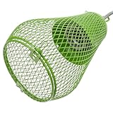 MUELODSIC Reptilien Wärmelampenhalter mit Schutznetz 220 v Langer Heizschirm für Echsen Schildkröten und Vögel mit Tastenschalter und Europäischem Stecker