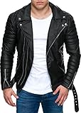 Reichstadt Herren Jacke - RS001 Black PU L