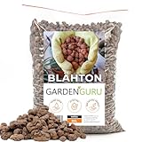 Blähton 80L Pflanzsubstrat für Hydrokultur Pflanzton Körnung 8-16mm Tongranualt, Substrat für Hydrokulturpflanzen, Drainagematerial und Bodenverbesserer