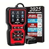OBD2 Diagnosegerät für Alle Fahrzeuge, Diagnosegerät Auto mit Alle OBD2 Funktionen, Auslesegerät KFZ für nach 2000 Alle Autos, 10 Sprachen Auto Scanner, Universal Fehlercode Auslesegerät für PKW