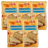 Bauernbrot Brotbackmischung von Frießinger Mühle, 5x500g, für den Backofen, Holzofen oder Brotbackautomaten.
