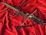 Dekorative Holzarmbrust XV. Jahrhundert 52 cm AG1F.01 Mittelalterliche Armbrust für historische Rekonstruktion für einen Sammler oder als Geschenk Feuert Nicht.