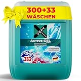 VERY® Universal Waschmittel Flüssig Gel [10L KANISTER] - Flüssigwaschmittel für Helle, & Dunkle Wäsche - Buntwaschmittel XXL mit Frischeduft - Vollwaschmittel - Universalwaschmittel (20-95°C)