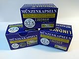 32,5 mm 30 Stück Original Lindner Münzkapseln 32,5 mm, für 10, 20, 25 und 10 DM Münzen