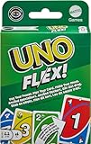 Mattel Games UNO Flex, UNO Kartenspiel für die Familie, mehr Abwechslung durch Powerkarten, Perfekt als Kinderspiel, Reisespiel oder Spiel für Erwachsene, für 2-10 Spieler, ab 7 Jahren, HMY99