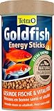 Tetra Goldfish Energy Sticks - nährstoffreiches Fischfutter für alle Goldfische und andere Kaltwasserfische, 250 ml Dose