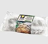 Stollen Christstollen Butterstollen Gebäck Thüringer Art 1 kg Großer Stollen mit Butter & Rosinen für Adventszeit Weihnachten gebacken nach thüringer Originalrezept 1000g