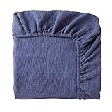 Atmungsaktives Baby-Bettlaken für Jungen und Mädchen, Spannbetttuch, abnehmbarer Schonbezug, bequemes Bettlaken für Säuglinge, Kleinkinder, gemütliche Bettwäsche für Kinderbetten