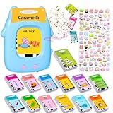 Flash Cards Sprechende Italienisch, 244 Wörter Flashcards Sprechende Set mit DIY Aufklebern, Vokabelspiele Kinder Montessori Spiele Lernspiel für Kinder 1-6 Jahre