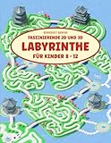 Faszinierende 2D und 3D Labyrinthe für Kinder 8-12: Ein abwechslungsreiches Labyrinth-Aktivitätsbuch für stundenlangen Spielspaß mit einfachem bis herausforderndem Schwierigkeitsgrad.