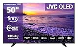 JVC Fernseher 50 Zoll Fire TV 4K QLED Smart TV mit Dolby Vision HDR, Dolby Atmos, Alexa Sprachsteuerung und Triple Tuner, UHD Fernseher LT-50VRQ3555 (2026)