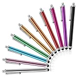 VOCIBO® Stylus Pen 10 Stück, Touchscreen Stift, Tablet Stift, Tablet Handy Touchpen für iPad Mini Pro Smartphones Huawei Samsung Galaxy, 10 Farben