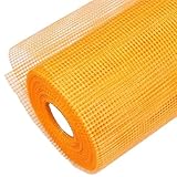 Armierungsgewebe Gittergewebe Putzgewebe Fassade 50m² Rolle 165g/ m² Orange