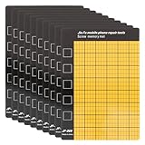 LALAFINA 15 Stück Magnetisches Schraubenpad Flexible Magnetische Werkzeugmatte mit Rutschfester Unterseite für Elektronikreparaturen und Kleinteilesortierung