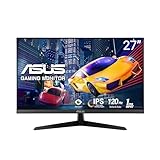ASUS Eye Care VY279HGR - 27 Zoll Full HD Monitor - 120 Hz, 1ms MPRT, AdaptiveSync, GameFast Input - IPS Panel, Vesa 100x100, 16:9, 1920x1080, HDMI, D-Sub