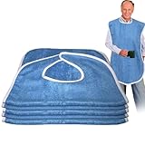 Lätzchen für Erwachsene zum Abendessen – Lätzchen für Erwachsene für Senioren | Schutz für Essbekleidung | Schürze für Erwachsene | Schutz-Lätzchen für ältere Menschen | Lätzchen für Adul