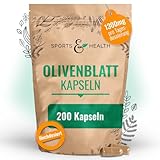 Olivenblattextrakt Kapseln – 200 Olivenblatt Kapseln mit 650mg – olive leaf extract – Olivenblätter