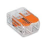 WAGO 221412 Compact 4050821808435 Verbindungsklemme, Transparent/Orange