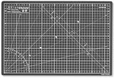Elan Schneidematte A3 Schwarz, 5-lagige Schneidematte 30x44 Selbstheilend, Bastelunterlage Schnittfest A3, Cutting Mat 30x44, Schittmatte