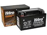 Batterie Nitro YTX7A-BS Gel 12V 6AH (wartungsfrei)