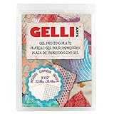 Gelli Arts GL013964721027 Gel-Druckplatte, 22,9 x 30,5 cm, transparent