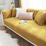 Generisch Plüsch-Sofabezug für L-Form/U-Form/Ecksofa, bequemer Sofa-/Couchbezug, Couch-Schonbezug für 3-/2-/1-Sitzer, Haustier-Kratzschutz, Sofa-Schutzbezug
