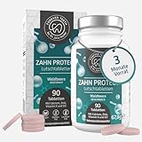 90 Lutschtabletten zur Unterstützung der Mundflora & Mundhygiene - Frischer Atem mit Waldbeere – Hochdosierte Bakterienkulturen für Zahnfleisch & Mundgesundheit mit Vitamin D3 + Zink, ohne Mundspülung