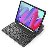 Inateck Tastatur Hülle kompatibel mit iPad 10 Gen.10,9'/11 Gen. A16 2025 11 Zoll, iPad Air 11' M3/M2 (2025/2024), Air 5/4 10,9',Pro 11 4/3/2/1, QWERTZ, mit Stifthalter, Abnehmbar,Classic KB04002