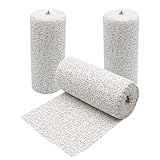 Gipsbinden 3 Stück Weiß Modroc Pflaster of Paris 15 cm x 4.6 m Pappmaché Binden zum Basteln Abdruck Binden