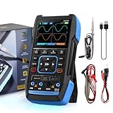 Kethvoz Digital Oscilloscope 2 Channel mit Auto Kalibrierung, 3 in 1 Oszilloskop 9999 Zählungen Handheld Multimeter Signalgenerator 10MHz Bandbreite 50MSa/s Abtastrate for DC/AC Spannung Strom Test