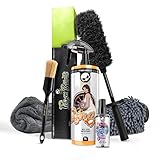 Nuke Guys Felgen Reinigungsset | Felgenreiniger 1l mit Indikator + Mikrofaser Felgenbürste + Felgenversiegelung 100ml + Felgenpinsel + Felgenhandschuh + Trockentuch | Auto Felgenpflege Set