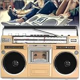 MBCEYLSTUB CD-Player, Kassettenspieler, DAB-Radio, Bluetooth-Lautsprecher, USB-Recorder, Home-Party/Reise