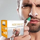 Nasenwachs Für Männer Und Frauen, Nasenhaarentfernungs-Kit Mit Sicherem Spitzenapplikator, 50g Reinigung Nasenhaarentferner-Kits, die mindestens 20 Mal verwendet werden, Schnell Einfache