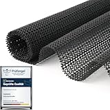 VABNEER Antirutschmatte, 40x60cm PVC Antirutschunterlage Mehrzweck, Teppichstopper für Schubladen Auto Kofferraum Küche Wohnmobil Regal Palette (Schwarz)