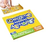 Kühlschrank Magnetbuchstaben,Tierisches Lernspielzeug,Kühlschrank Buchstaben Magnete | Für Kinder Ab 3 Jahre Mädchen Zuhause Schule Klassenzimmer Whiteboard Kindergarten Kinderbetreuung Reisen