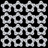 50 Stück Ballon Halter Ballongirlande Kunststoff Ballon Clips Girlande Wiederverwendbar Luftballon Ballonbogen Halterung Luftballonhalter für Hochzeit Event Dekorationen Geburtstagsfeier Party