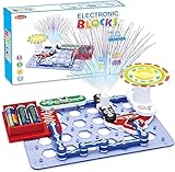 Elektrobaukasten für Kinder,Experimente für Kinder ab 6 7 8 9 10, Spannende Experimente zu Stromkreisen,Pädagogische Elektrische Schaltung Kits für Jungen Mädchen