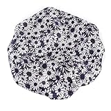 Zanthicia Sleep Caps Extra große Satin Schlafmütze, doppellagig mit Kordelzug mit guter Elastizität, Kopfbedeckungszubehör, Gänseblümchen