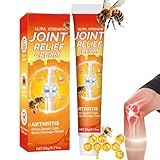 Bienengiftsalbe, 2025 Bee Venom Joint Relief Gel, Mullein Joint Relief Cream Arthritis Ultra Strength Aetheris Bienengift Creme Bienengift-Reparaturcreme Joint Relief Cream Für Nacken Hände Knie (1)