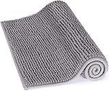 Lifewit Badematte rutschfest Badvorleger Weich Badteppich Waschbar Duschvorleger aus Chenille Teppich für Badezimmer Küche Schlafzimmer