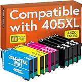 Supply Guy Druckerpatronen kompatibel mit Epson 405XL 405 XL für WF-3820 WF-3825 WF-4820 WF-4825 WF-7840 (10er 405 Multipack)