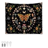 JANDH Schmetterling Tapestry, Schmetterling Wandteppiche, 150 x 100 cm Wandteppich Aesthetic, Wand Teppiche für Bedroom Decor, Wanddekorationen, Wandkunst, Tischdecken
