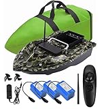 YLLLLY Futterboot,12000mah Batterien mit großer Kapazität futterboot,500m Fernbedienung,1,5kg Ladetrichter.Wind- und wellenfest,mit Handtasche. Geben Sie Antennen, Propeller, und andere