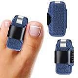 Zehenschiene Krallenzehen 1 Paar Hammerzehen Korrektur Schiene Zehenglätter Hammerzehenglätter Krallenzehen Korrektur zum Ausrichten und Stützen der Zehen (Schwarz)