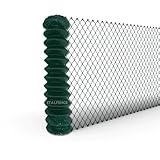 Italfence - Maschendraht-Geflecht, verzinkt und grün kunststoffbeschichtet, 25m (verschiedene Höhen) [Ø2,40mm, 150cm]