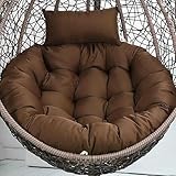 Verdicktes graues Hängesessel-Ersatzkissen für Veranda-Schaukel