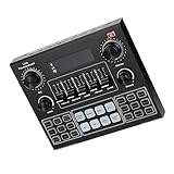 Toyvian 3St Soundkarte schallplattenspieler tripl sounkarte audio interface efeckt pc Soundboard-Mixer laptop aufnahme ton Tonwechsler Stimmverzerrer extern Stimmwechsler Prätendent v9 Abs