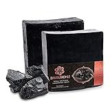 Panu Schwarze Seife - Antibakterielle Seife gegen Unreine Haut - Natural Black Soap - Aktivkohle Seife Anti Pickel, Akne und Fettige Haut - Rasierseife Herren und Damen für Gesicht und Körper