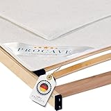 PROCAVE® Filzschoner für Lattenrost | Matratzenschutz 90x200 cm | Matratzenschoner als Bettschutz & Matratzenunterlage | Mattress Protector Bettschoner | Lattenrostauflage | Made in Germany